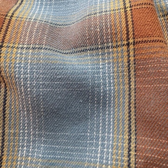 Solaris Mens 4XT Short Sleeve Plaid Button Down Casual Flannel Shirt - Picture 4 of 7